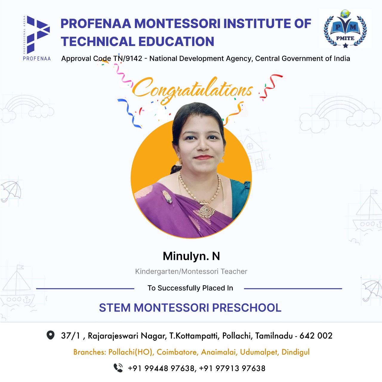 Montessori Diploma Course in Coimbatore
